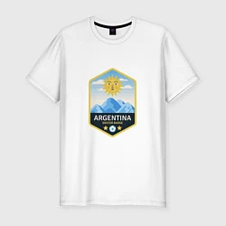 Мужская slim-футболка Argentina Soccer