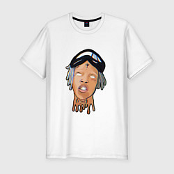 Футболка slim-fit XXXtentacion Head, цвет: белый