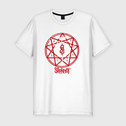 Футболка slim-fit Slipknot Penragram, цвет: белый