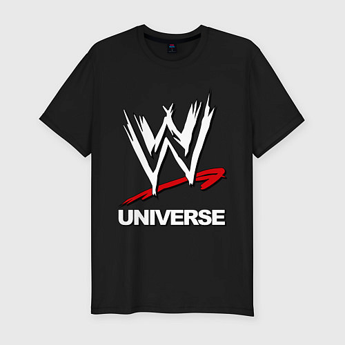 Мужская slim-футболка WWE universe / Черный – фото 1