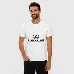 Футболка slim-fit Lexus logo, цвет: белый — фото 2
