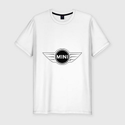 Футболка slim-fit MINI logo, цвет: белый