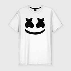 Мужская slim-футболка Marshmello