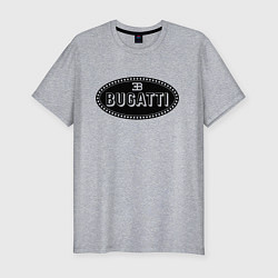 Футболка slim-fit Bugatti logo, цвет: меланж