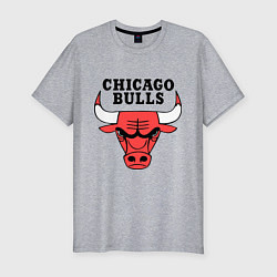 Мужская slim-футболка Chicago Bulls