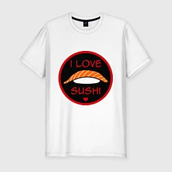 Футболка slim-fit Love Sushi, цвет: белый