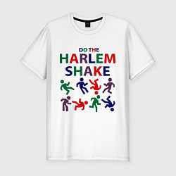 Футболка slim-fit Do The Harlem Shake, цвет: белый