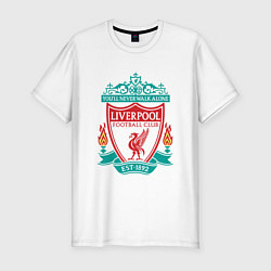 Футболка slim-fit Liverpool FC, цвет: белый