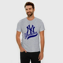 Футболка slim-fit NY - Yankees, цвет: меланж — фото 2