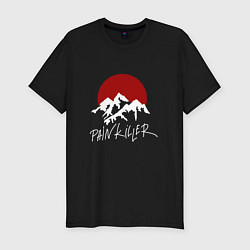 Футболка slim-fit Painkiller Mountain, цвет: черный
