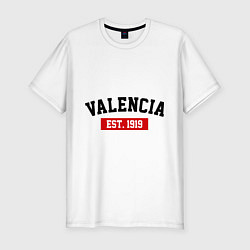 Мужская slim-футболка FC Valencia Est. 1919