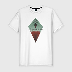 Футболка slim-fit No Man's Sky: Geometry, цвет: белый