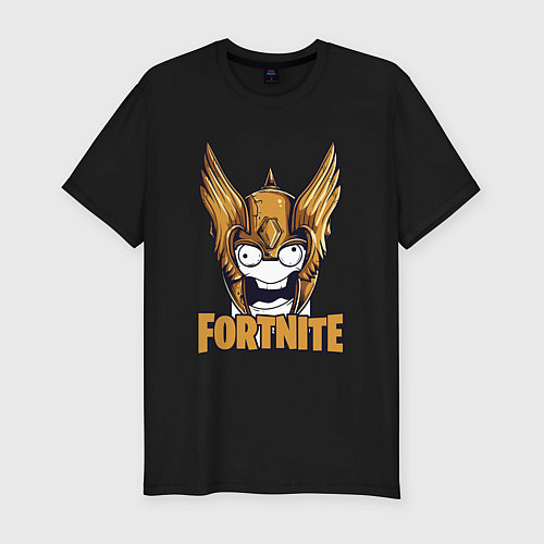 Мужская slim-футболка Fortnite Angel / Черный – фото 1