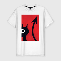 Мужская slim-футболка Дьявольская Люси