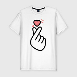 Мужская slim-футболка K-pop: Faith Love