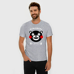 Футболка slim-fit Kumamon, цвет: меланж — фото 2