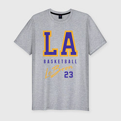 Футболка slim-fit Lebron 23: Los Angeles, цвет: меланж