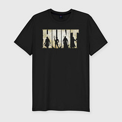 Мужская slim-футболка Hunt: Showdown Logo