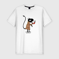 Футболка slim-fit Disenchantment: Detective Luci, цвет: белый