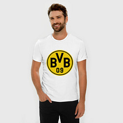 Футболка slim-fit BVB 09, цвет: белый — фото 2