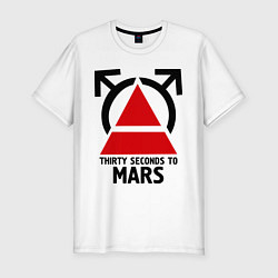 Мужская slim-футболка Thirty Seconds To Mars