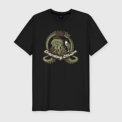 Футболка slim-fit Charming Cthulhu, цвет: черный