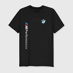 Футболка slim-fit BMW M PERFORMANCE БМВ, цвет: черный