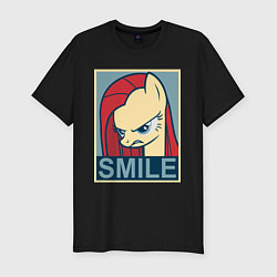 Футболка slim-fit MLP: Smile, цвет: черный