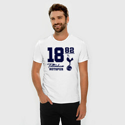 Футболка slim-fit FC Tottenham 1882, цвет: белый — фото 2