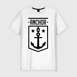 Мужская slim-футболка Anchor Shield