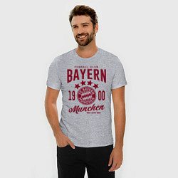 Футболка slim-fit Bayern Munchen 1900, цвет: меланж — фото 2