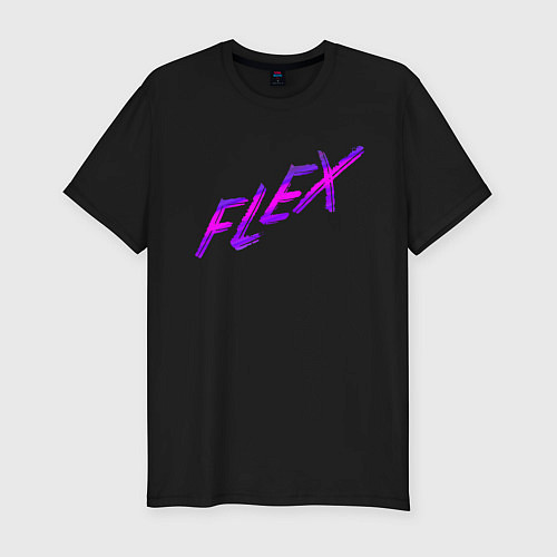 Мужская slim-футболка Flex / Черный – фото 1