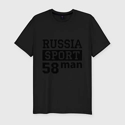Мужская slim-футболка Russia sport