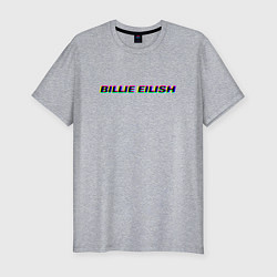 Футболка slim-fit Billie Eilish, цвет: меланж