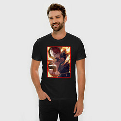 Футболка slim-fit Тодороки, цвет: черный — фото 2