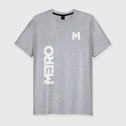 Мужская slim-футболка METRO M