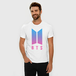 Футболка slim-fit BTS: Neon Suga, цвет: белый — фото 2