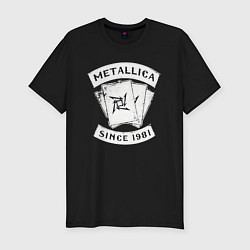 Мужская slim-футболка Metallica Since 1981