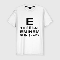 Футболка slim-fit The real eminem, цвет: белый