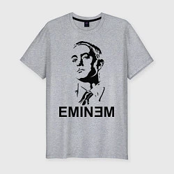 Мужская slim-футболка Эминем