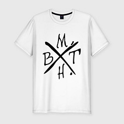 Футболка slim-fit BMTH, цвет: белый