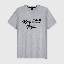 Мужская slim-футболка Keep it Mello