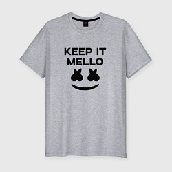 Футболка slim-fit Keep it Mello, цвет: меланж