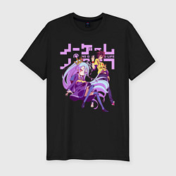 Футболка slim-fit No Game No Life, цвет: черный