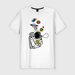 Мужская slim-футболка Cosmos