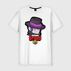 Футболка slim-fit Brawl Stars, цвет: белый