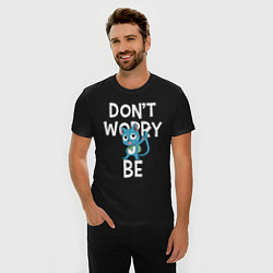 Футболка slim-fit Dont Worry be Fairy Tail, цвет: черный — фото 2