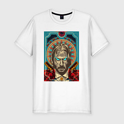 Футболка slim-fit John wick, цвет: белый