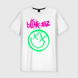 Футболка slim-fit BLINK-182, цвет: белый