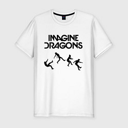 Мужская slim-футболка IMAGINE DRAGONS